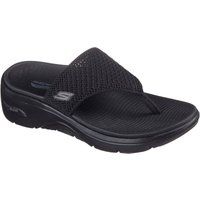 Skechers Go Walk Arch Fit 2.0 Polyester Damen Schwarz Sandalen