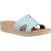 Hush Puppies Eloise Leder Damen Aqua Sandalen