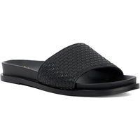 Dune Lilas Damen schwarze Sandalen