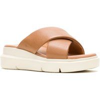 Hush Puppies Uplift Leder Damen Sandalen in Tan