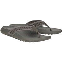 HEYDUDE Myers Flip Nu Prep Baumwollmischung Herren Schwarz/Granitgrau Flip-Flops