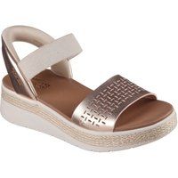 Skechers BOBS Sun Ray Damen Sandalen in Roségold