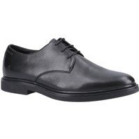 Hush Puppies Kye Leder Herren Schwarze Schnürschuhe