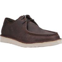 Hush Puppies Otis Leder Herren Schnürschuhe Braun