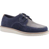 Hush Puppies Orion Wildleder Herren Schnürschuhe Navy/Grau