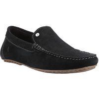 Hush Puppies Ralph Wildlederleder Herren Schwarz Slipper