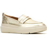 Hush Puppies Joy Penny Leder Damen Champagner Slipper