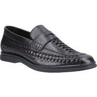 Hush Puppies Bowie Leder Herren Schwarze Slipper