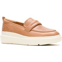 Hush Puppies Joy Penny Leder Damen Ballerinas in Tan