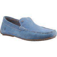 Hush Puppies Ralph Wildleder Leder Herren Blaue Slipper