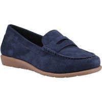 Hush Puppies Shelby Wildleder Damen Mokassins Navy