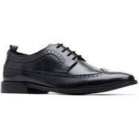 Base London Havisham Leder Herren Schwarz Brogues Schuhe