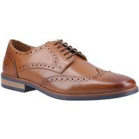 Hush Puppies Mack Leder Herren Tan Brogues Schuhe