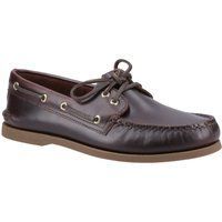 Sperry Authentic 2-Augen-Leder Herren Amaretto Bootschuhe