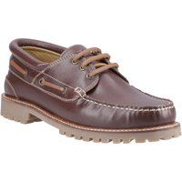 Hush Puppies Weston Leder Herren Braun Bootschuhe