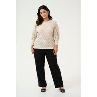 Langarm-Bluse Regular fit cream