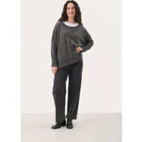 Strickpullover Lockere Passform dark grey