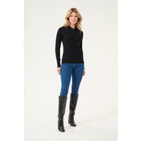 Strickpullover Tight fit black