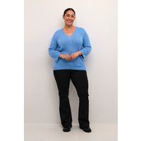 Gestrickter Pullover im lockeren Schnitt blue