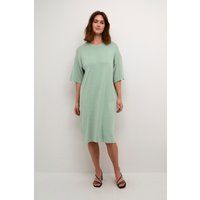 Locker geschnittenes Strick-T-Shirt-Kleid