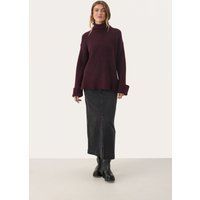 Strickpullover Lockere Passform wine