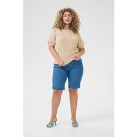 Gestreiftes Strick-Poloshirt Regular Fit