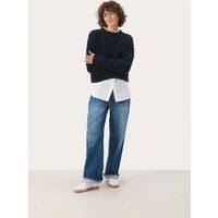 Strickpullover Baggy fit navy