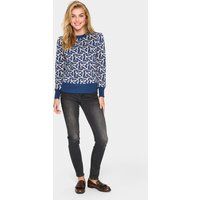 Strickpullover Gerade Passform dark blue