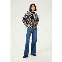 Strickpullover Regular fit animal