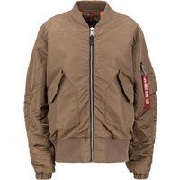 Oversize Bomberjacke ohne Bänder für Damen