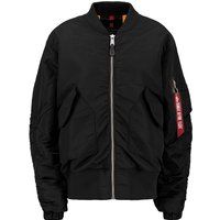Oversize Bomberjacke ohne Bänder für Damen
