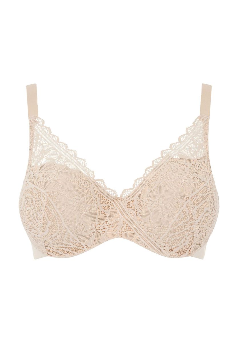 Floral Lace T-Shirt BH Beige