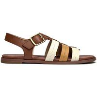 Riemchen-Leder-Fischersandalen