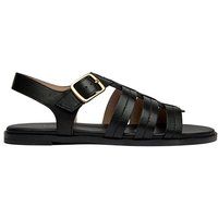 Riemchen-Leder-Fischersandalen