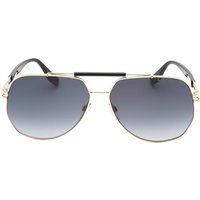 Aviator Sonnenbrille mit grauen Farbverlaufsgläsern