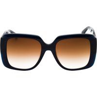 Übergroße quadratische Sonnenbrille mit Farbverlaufsgläsern