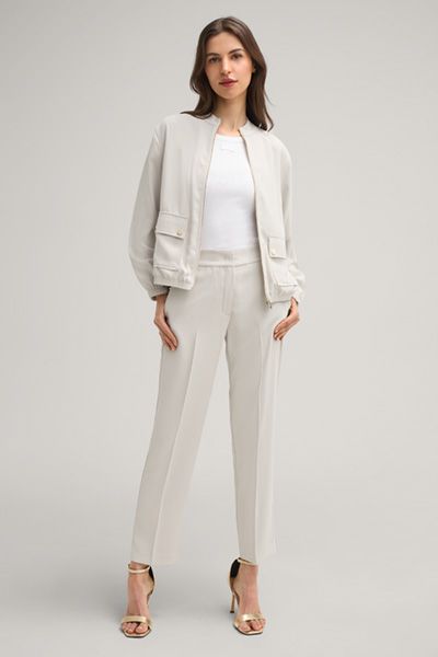 Geripptes Baumwoll-Tanktop Minimalistisches Design Monochromer Aufnäher Ärmellos Weiß