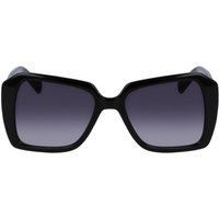 Markante Sonnenbrille mit quadratischem Rahmen