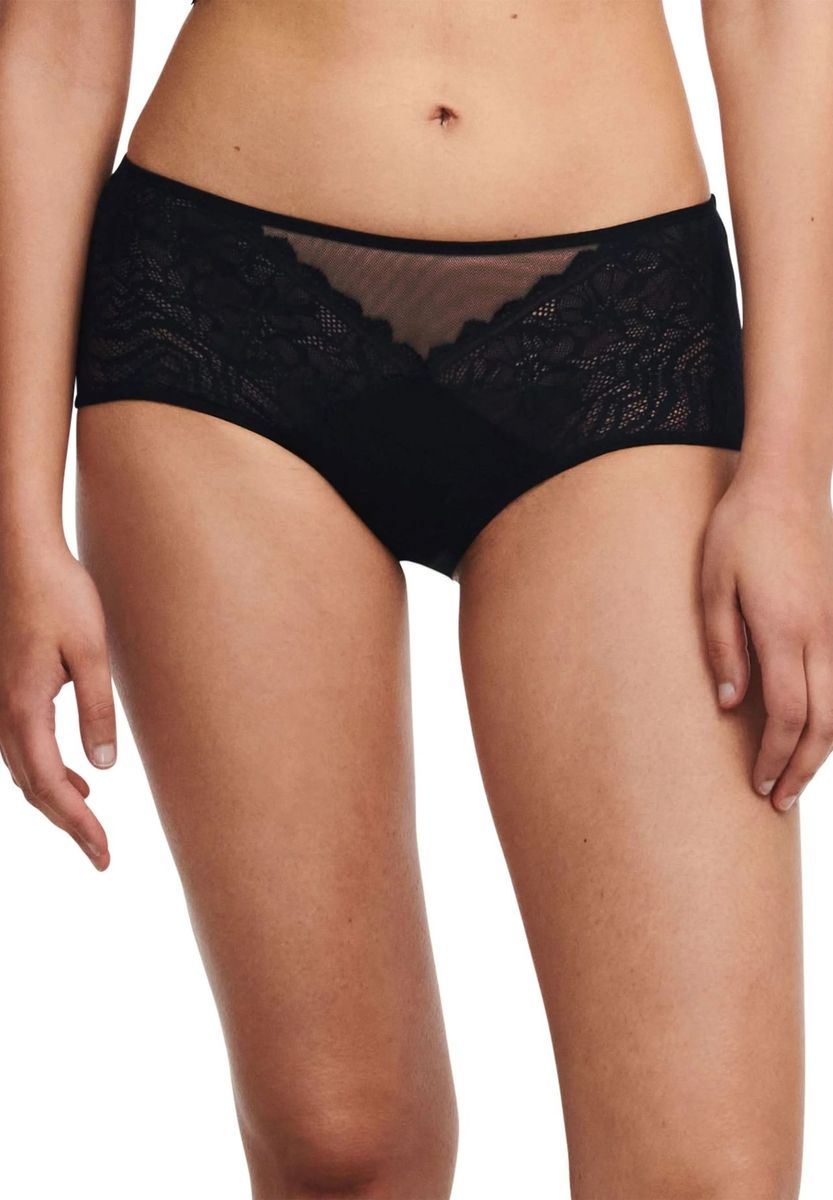 Hüftslip mit floraler Spitze