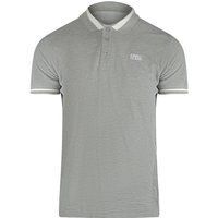 Klassisches Baumwoll-Poloshirt mit Streifenkragen
