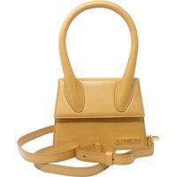 Strukturierte Ledertasche mit Griff