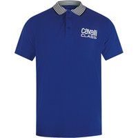 Poloshirt mit Streifenkragen