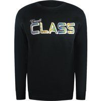 Sweatshirt mit Rundhalsausschnitt und Blumenlogo