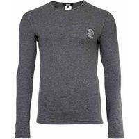 Herren Versace Langarm Logo T-Shirt