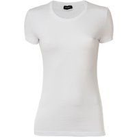 Figurbetontes Kurzarm-T-Shirt mit Rundhalsausschnitt