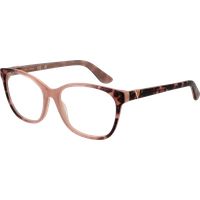 Rechteckige Brille in Schildpattoptik