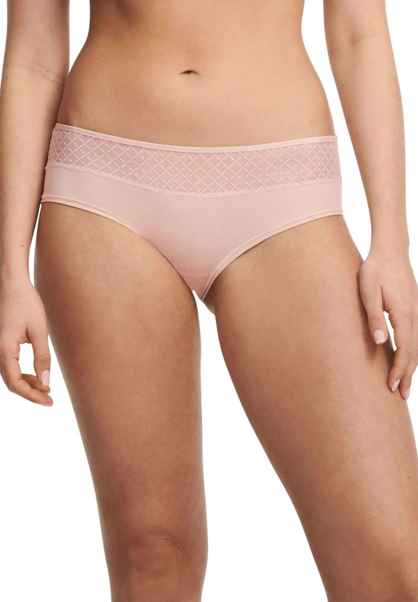 Schicke Hipster-Panty mit Spitzeneinsatz