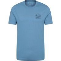 Mountain Warehouse - "Edinburgh" T-Shirt für Herren kurzärmlig (Blau)