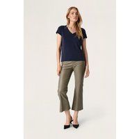 T-shirt Gerade Passform navy blue