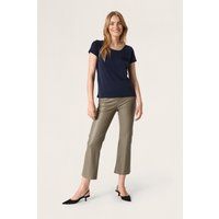 T-shirt Gerade Passform navy blue